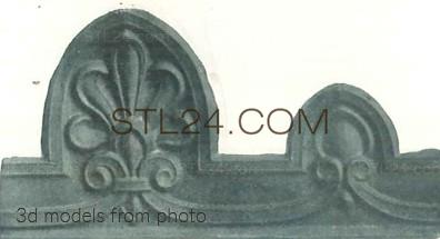 Фризы (FRIESE_1642 -  | 3D model 3DSMAX / OBJ / STL) 3D модель для ЧПУ станка